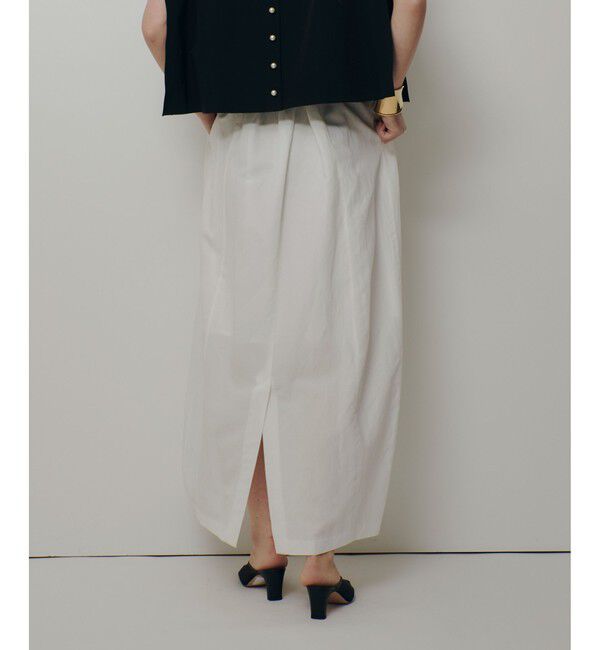 allureville「リネンラミーコクーンスカート」|スカート|