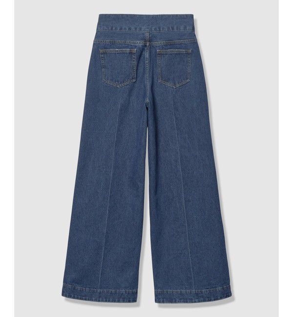 LOULOU WILLOUGHBY「【LOULOU WILLOUGHBY】ハイウエストワイドデニムパンツ」|デニム|