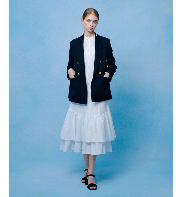 LOULOU WILLOUGHBY「【LOULOU WILLOUGHBY】レイヤードレープワンピース」|ワンピース|