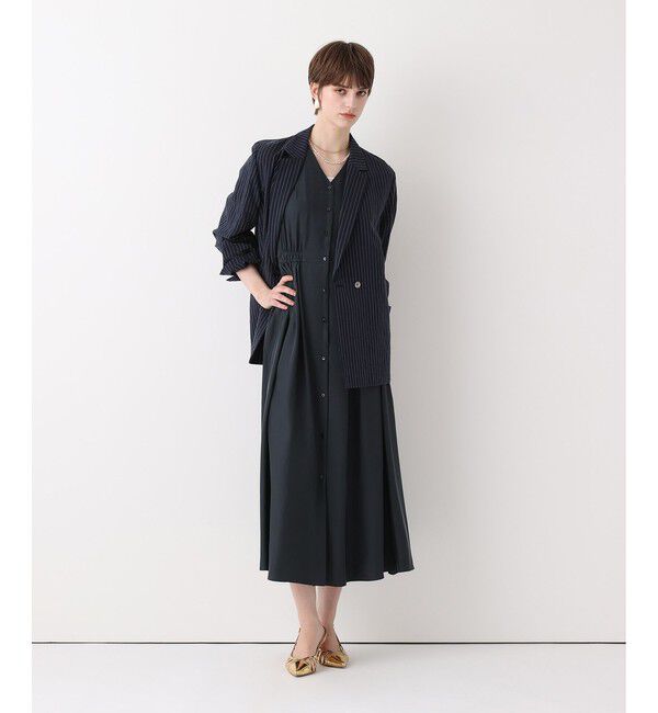 allureville「ドロストオープンドレス」|ワンピース|