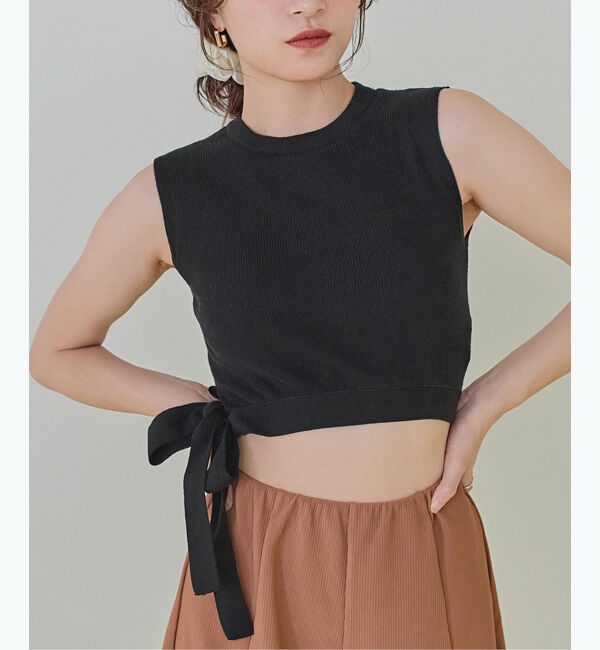 SEA DRESS「サイドリボンニット&times;ハイウエストビキニ」|ビキニ|