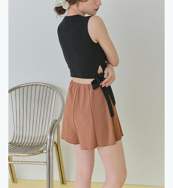 SEA DRESS「サイドリボンニット&times;ハイウエストビキニ」|ビキニ|