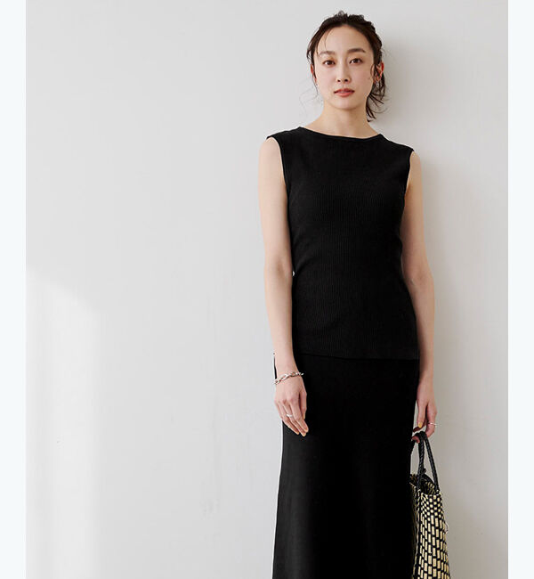 ur's「【星玲奈さんコラボアイテム】リブニットトップス」|ニット・セーター|