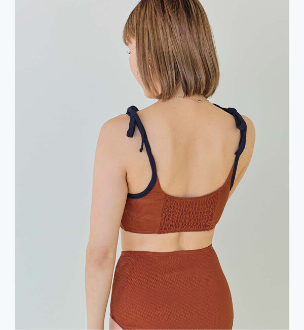 SEA DRESS「パイピングデザインハイウエストビキニ/水着」|ビキニ|