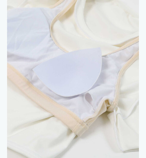 SEA DRESS「カップ付半袖Tシャツ&times;ショートパンツ/セット水着」|ビキニ|