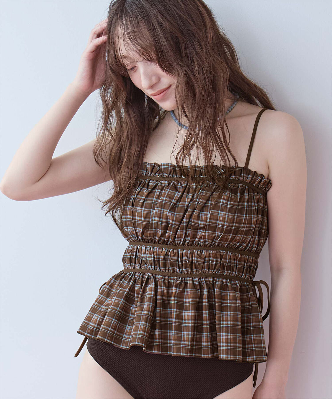 SEA DRESS「ティアードラインペプラムビキニ/水着」|ビキニ|