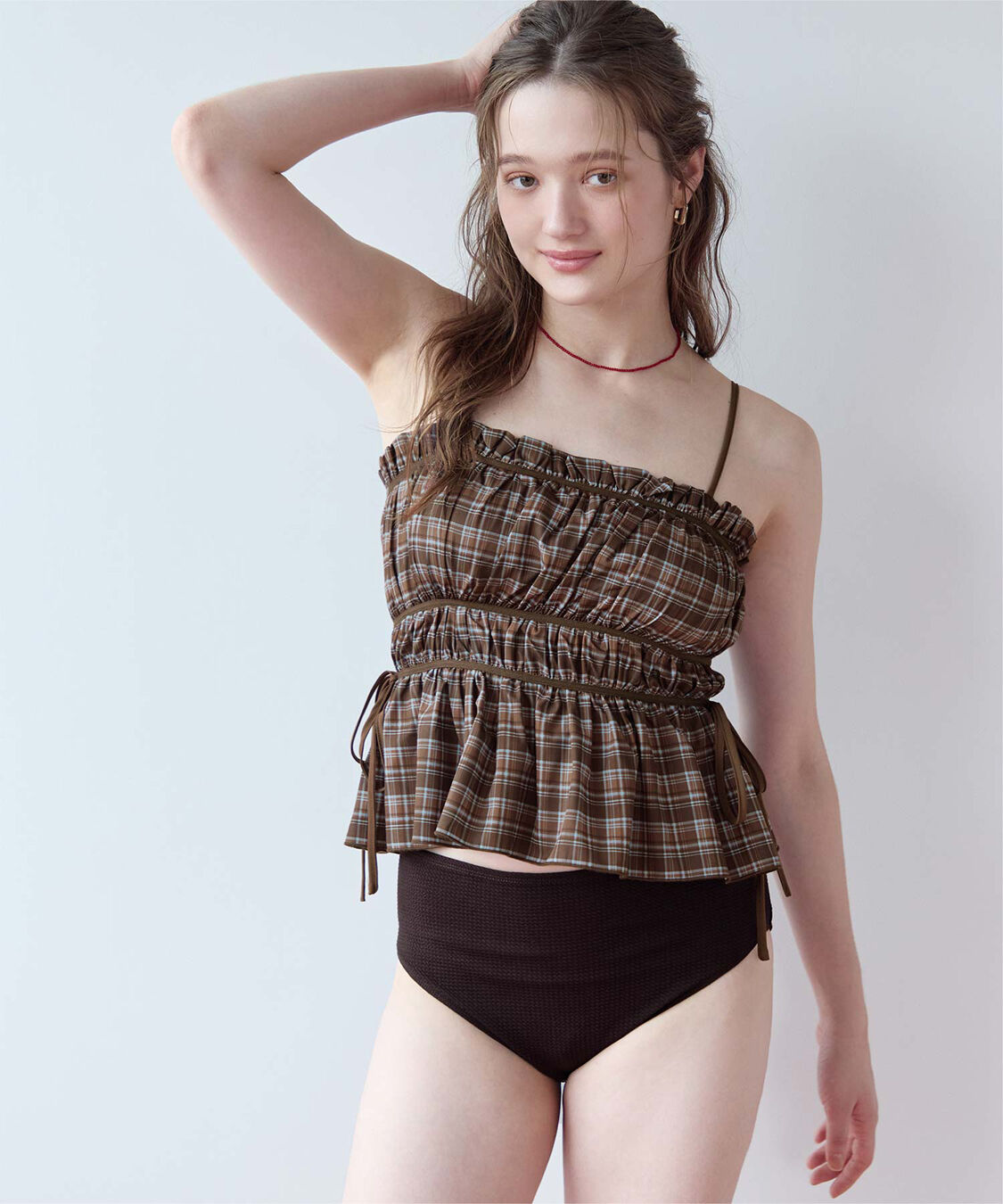 SEA DRESS「ティアードラインペプラムビキニ/水着」|ビキニ|