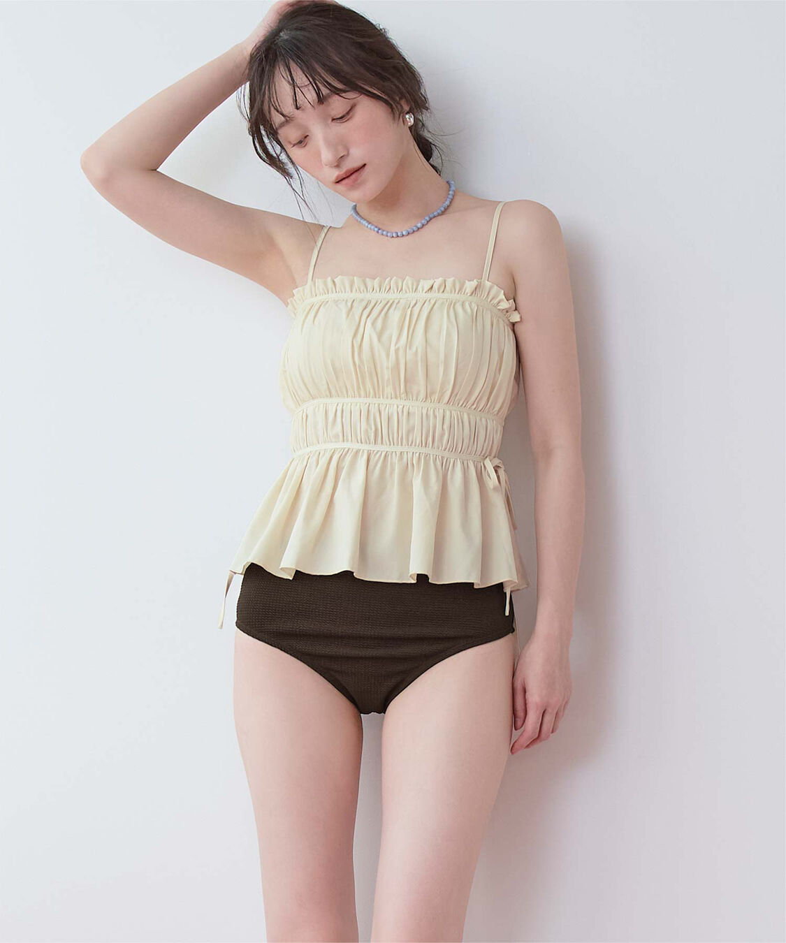 SEA DRESS「ティアードラインペプラムビキニ/水着」|ビキニ|