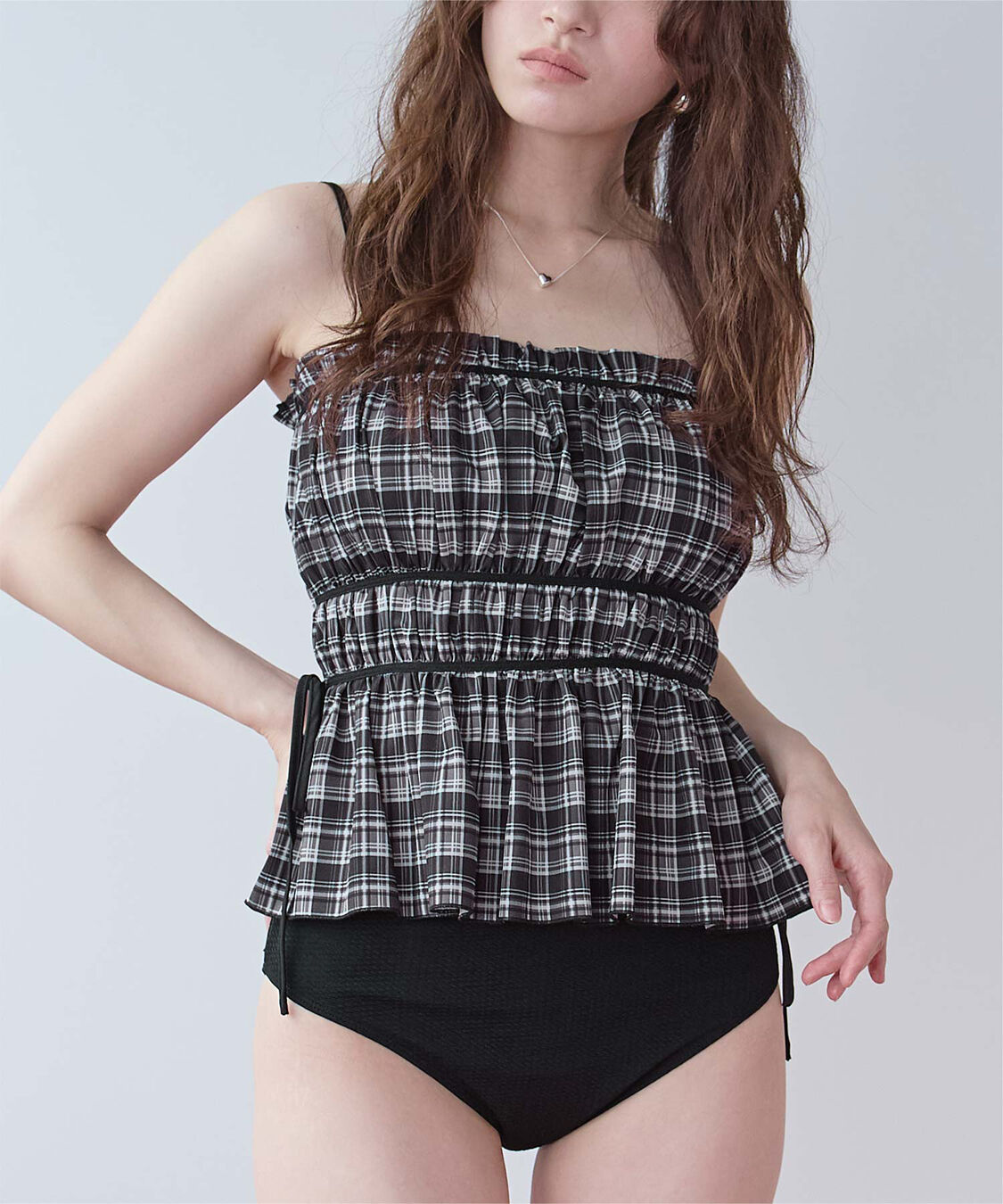 SEA DRESS「ティアードラインペプラムビキニ/水着」|ビキニ|