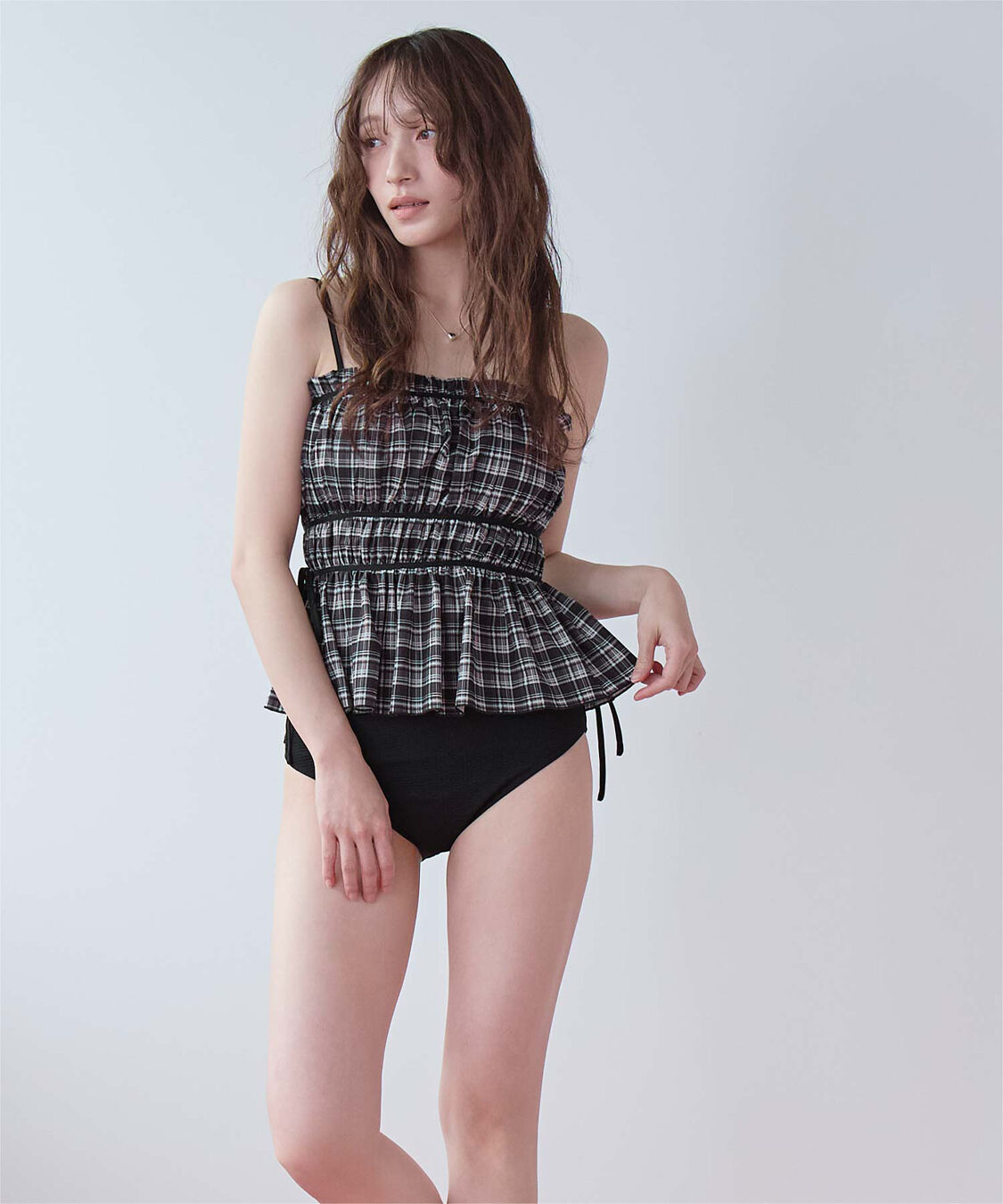 SEA DRESS「ティアードラインペプラムビキニ/水着」|ビキニ|