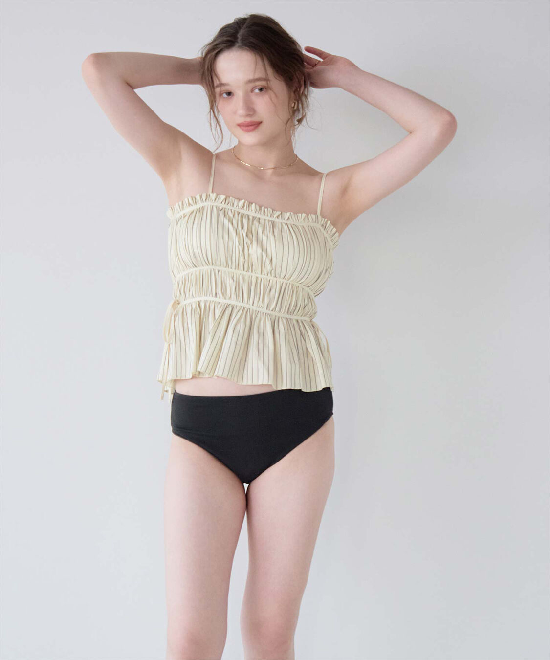 SEA DRESS「ティアードラインペプラムビキニ/水着」|ビキニ|