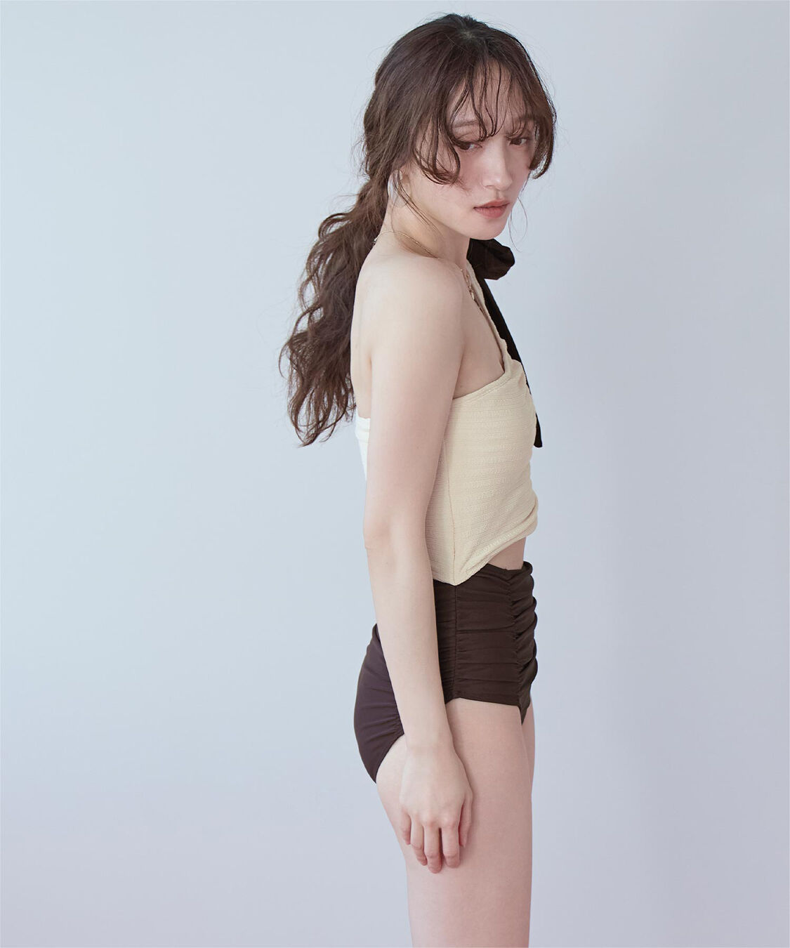 SEA DRESS「ワンショルダーカットアウトワンピース」|ビキニ|