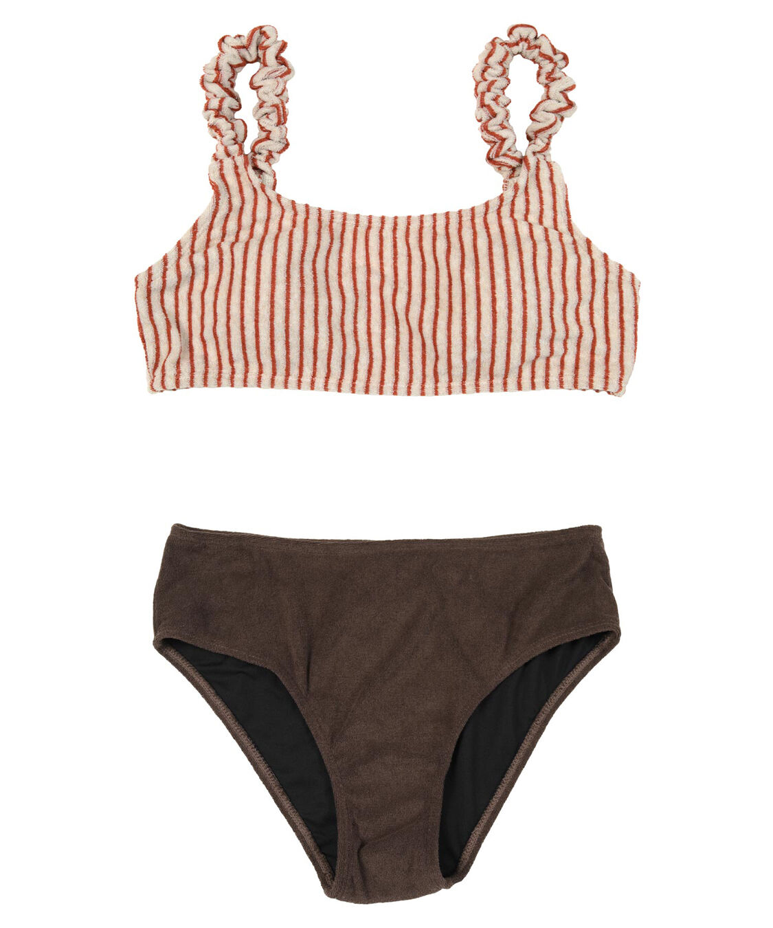 SEA DRESS「ﾊﾟｲﾙ地ｼｮﾙﾀﾞｰｷﾞｬｻﾞｰﾋﾞｷﾆ/水着」|ビキニ|