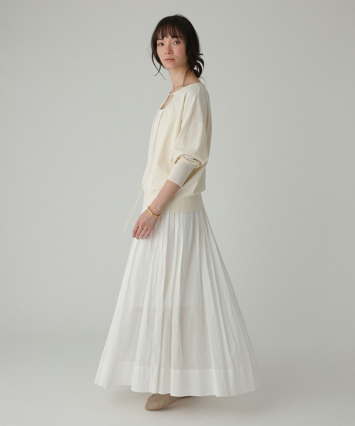 BABYLONE「シアーオーガンスカート」|スカート|