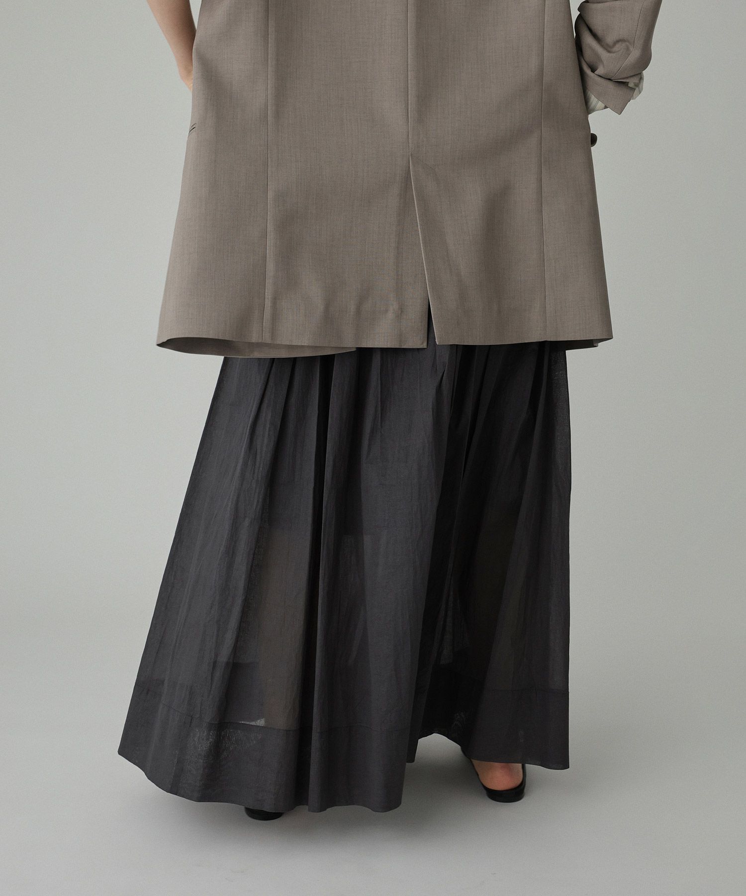 BABYLONE「シアーオーガンスカート」|スカート|