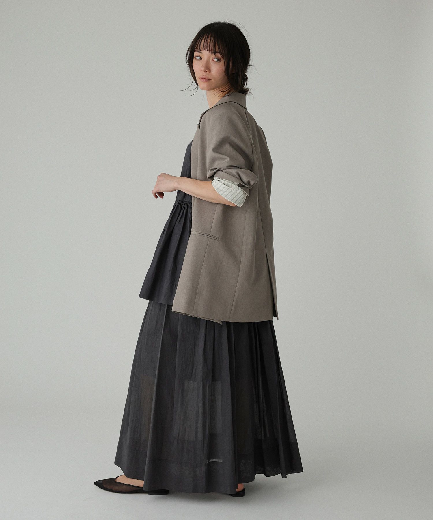 BABYLONE「シアーオーガンスカート」|スカート|