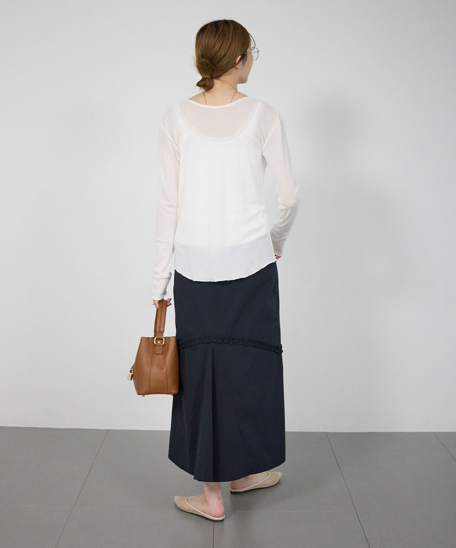 BABYLONE「【2WAY】シアーテレコプルオーバー」|Tシャツ・カットソー|