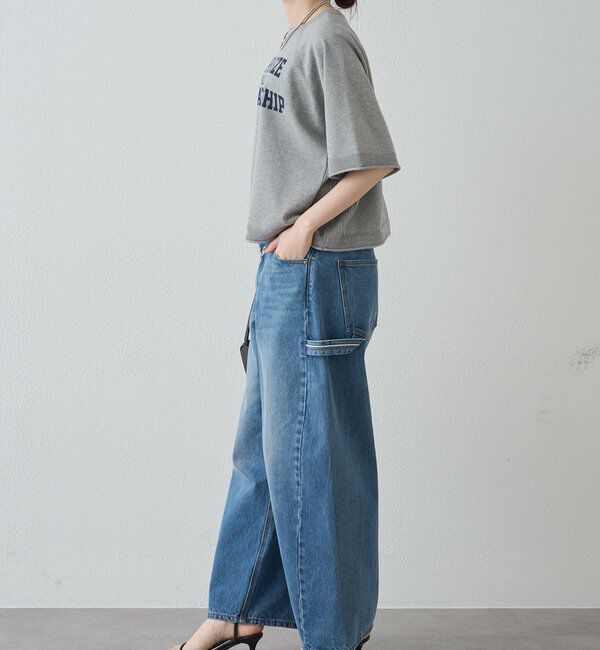  「アソートプリントハーフスリーブニット」|ニット・セーター|