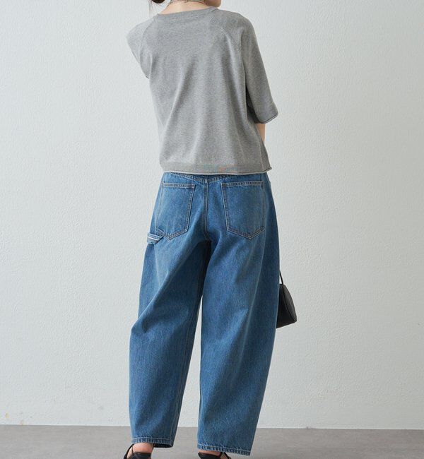  「アソートプリントハーフスリーブニット」|ニット・セーター|