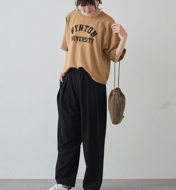  「アソートプリントハーフスリーブニット」|ニット・セーター|