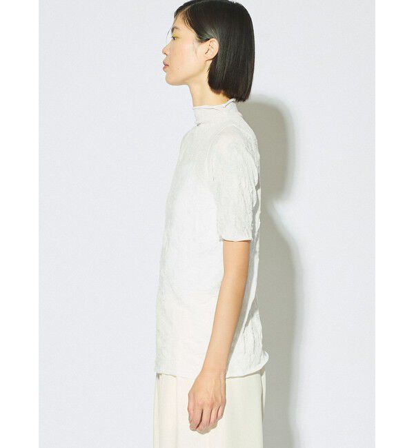 MIDIUMISOLID「MIDIUMISOLID for Ladies シースルーハイネックスリーブインナー」|Tシャツ・カットソー|