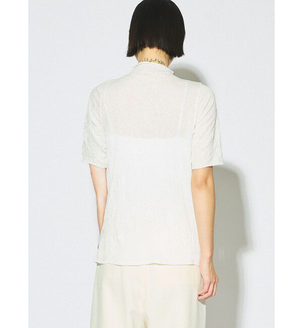 MIDIUMISOLID「MIDIUMISOLID for Ladies シースルーハイネックスリーブインナー」|Tシャツ・カットソー|