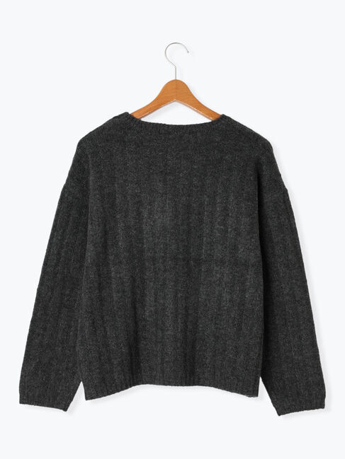 Lugnoncure「ふわふわワイドリブニット」|ニット・セーター|