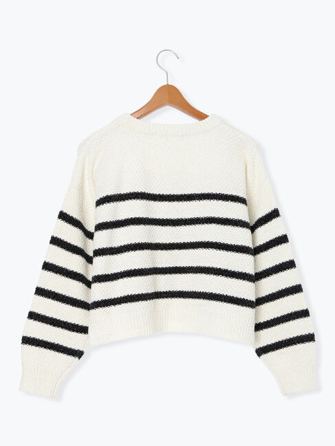 Lugnoncure「ラメ混モール鹿の子編みニット」|ニット・セーター|