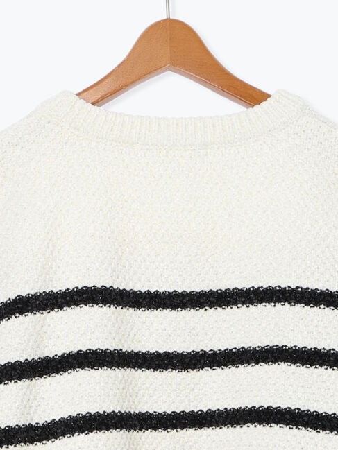 Lugnoncure「ラメ混モール鹿の子編みニット」|ニット・セーター|