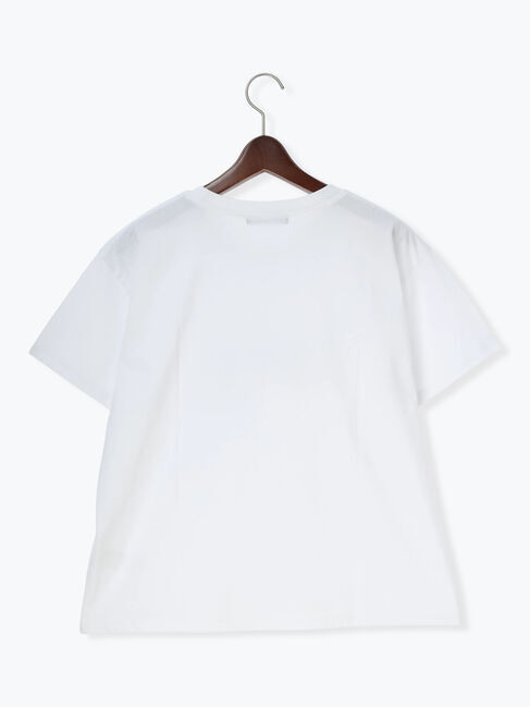 Te chichi「パール&ロゴプリントTシャツ」|Tシャツ・カットソー|