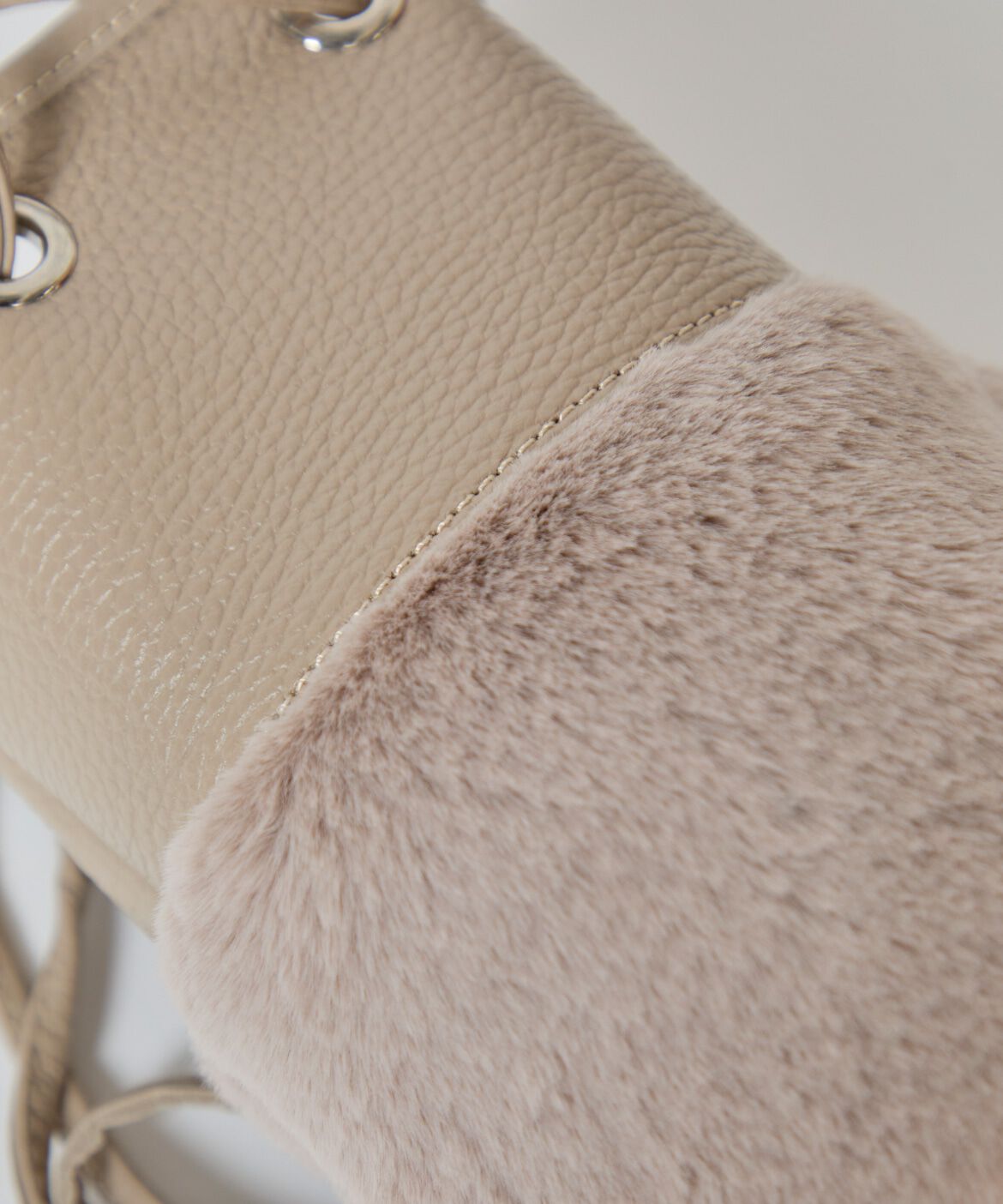 INED「《SUPERIOR CLOSET》巾着ショルダーファーバック《MARCO MASI》」|ショルダー・メッセンジャー|