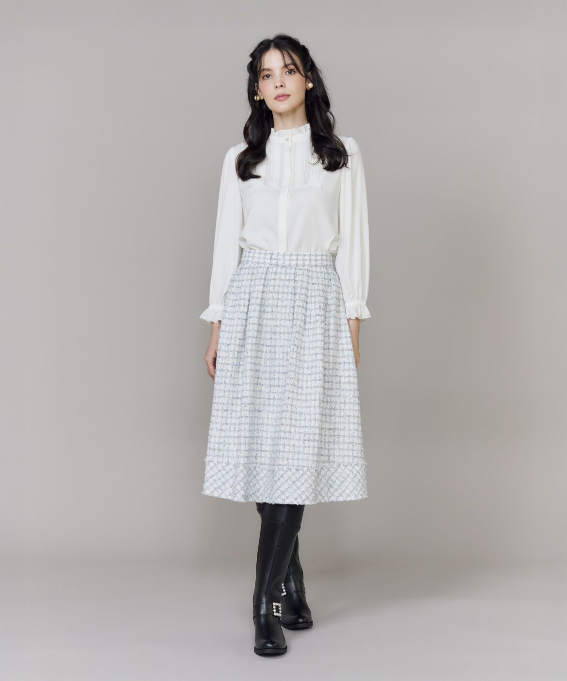 Maglie le cassetto「《M Maglie le cassetto》ピコフリルブラウス」|シャツ・ブラウス|