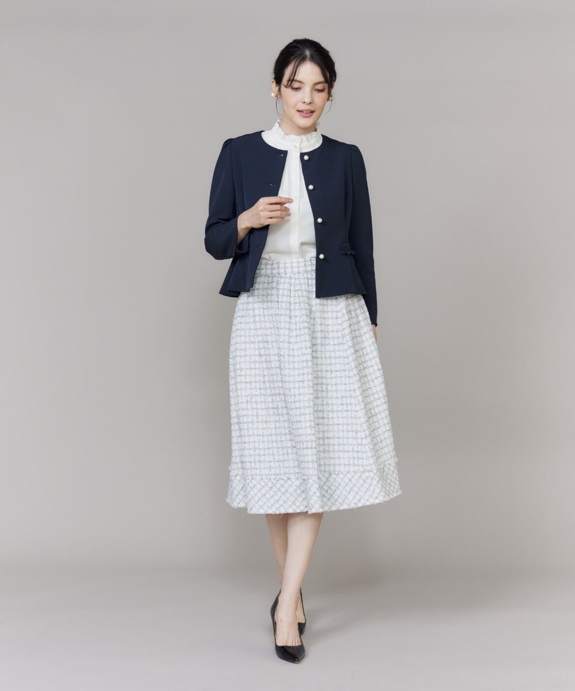 Maglie le cassetto「《M Maglie le cassetto》ピコフリルブラウス」|シャツ・ブラウス|