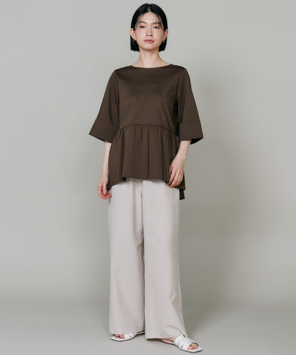 DAY by DAY it&rsquo;s international「ペプラムギャザープルオーバー」|Tシャツ・カットソー|