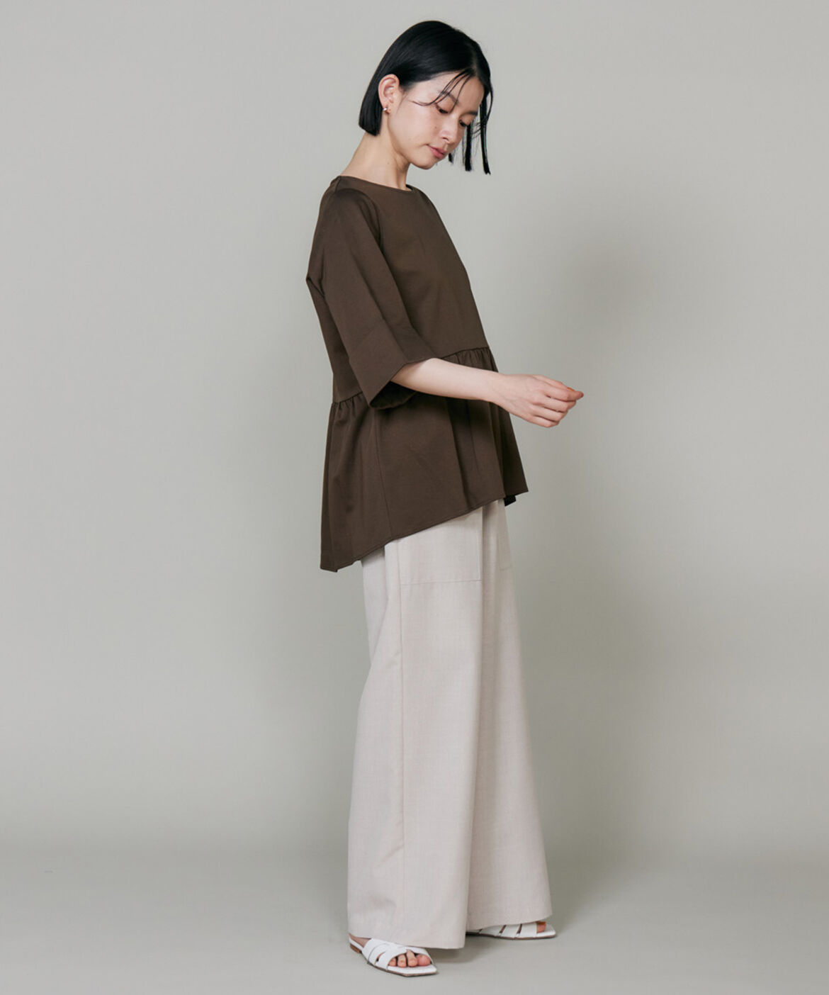 DAY by DAY it&rsquo;s international「ペプラムギャザープルオーバー」|Tシャツ・カットソー|