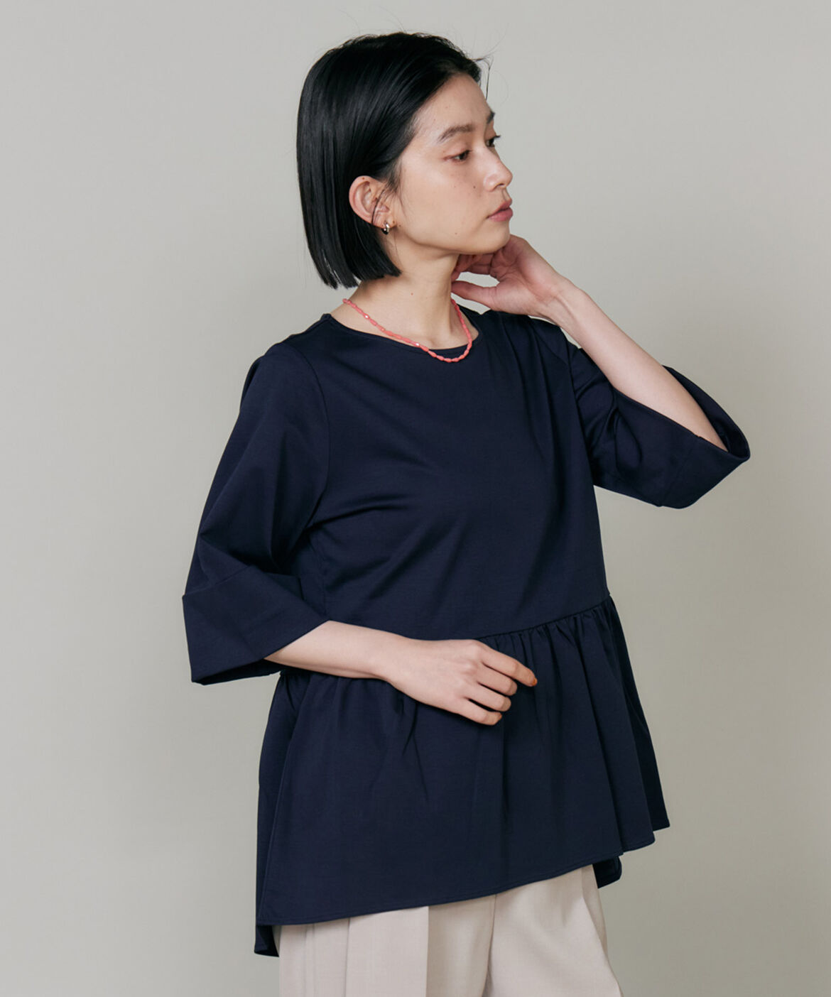 DAY by DAY it&rsquo;s international「ペプラムギャザープルオーバー」|Tシャツ・カットソー|