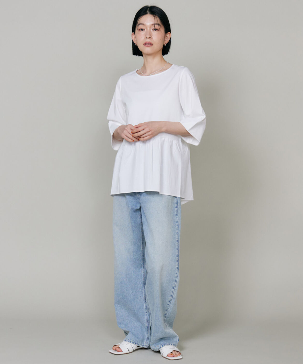 DAY by DAY it&rsquo;s international「ペプラムギャザープルオーバー」|Tシャツ・カットソー|