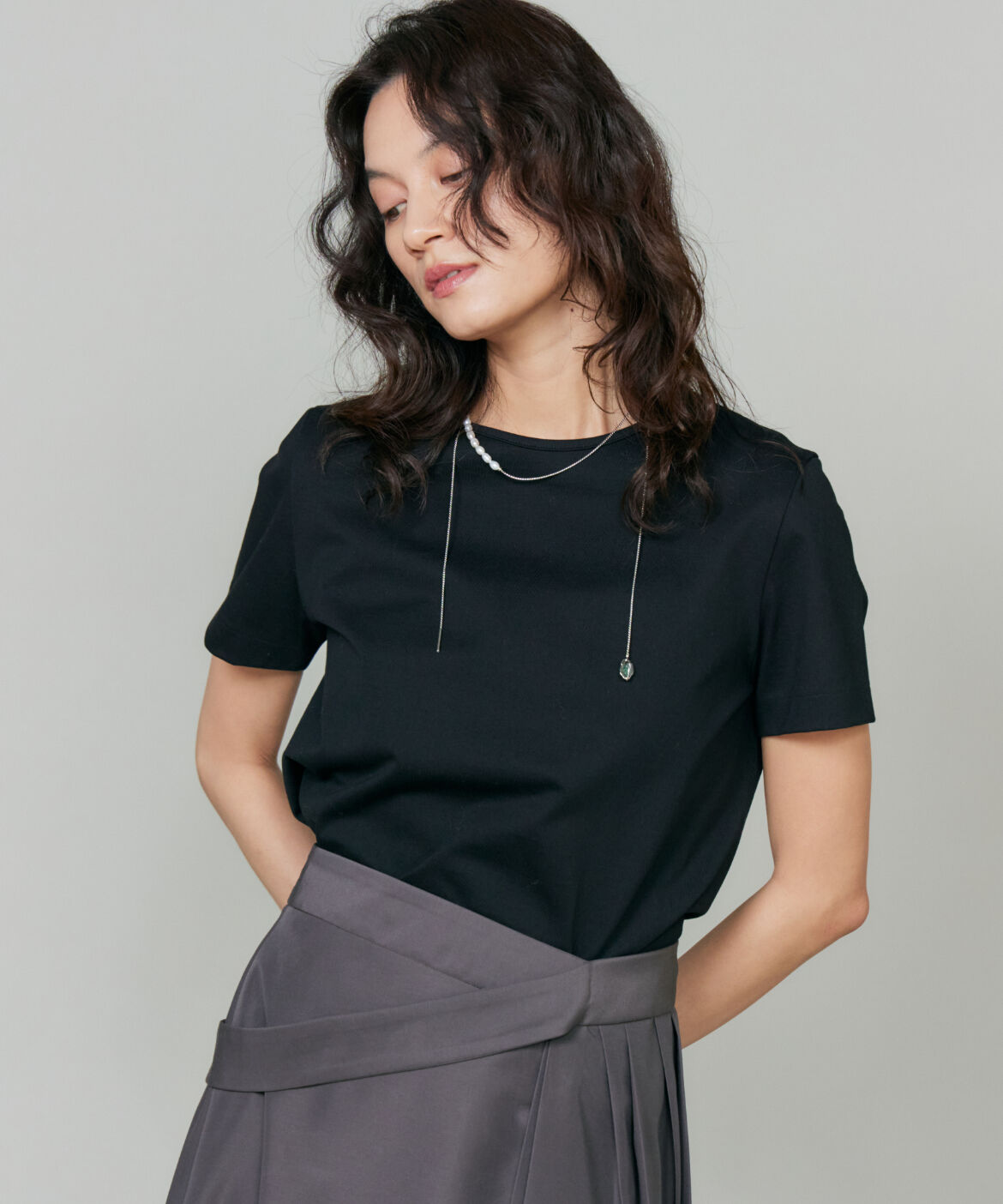 la veille by SUPERIOR CLOSET「シンプルTシャツ」|Tシャツ・カットソー|