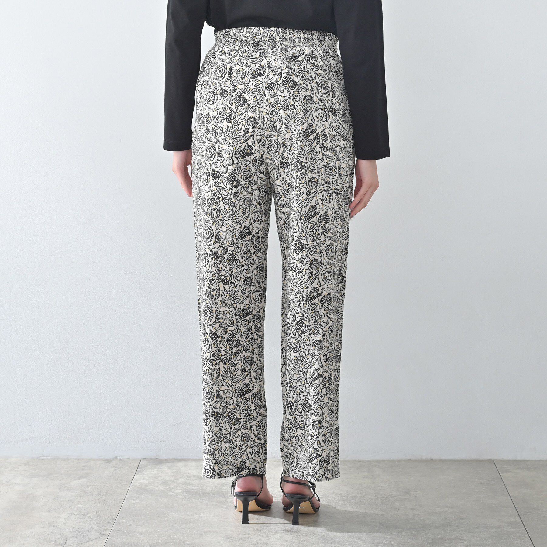 UNTITLED「【Munich】ワイドレッグイージーパンツ／flower」|その他|