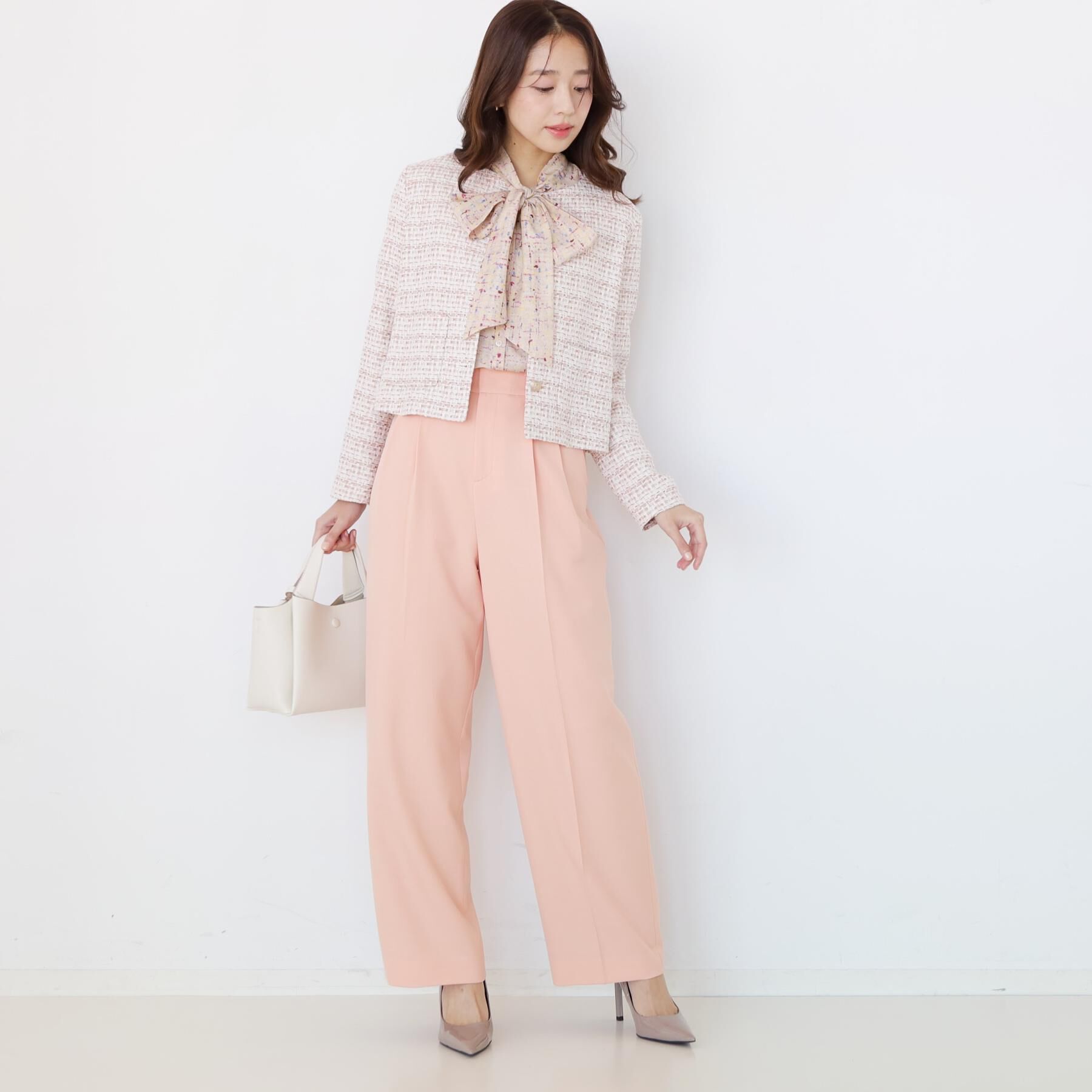 COUP DE CHANCE「【手洗い可】タック入りワイドパンツ」|その他|