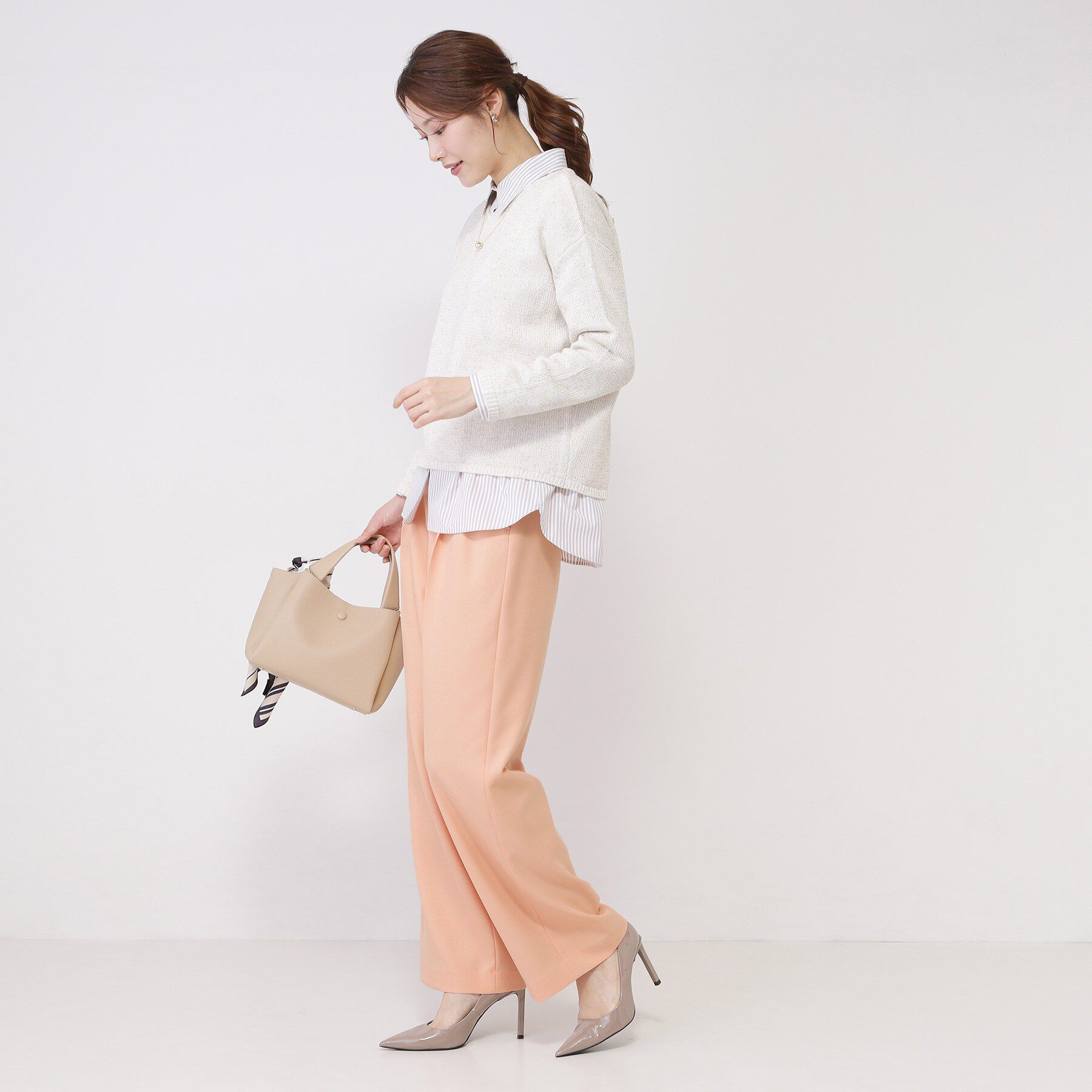 COUP DE CHANCE「【手洗い可】タック入りワイドパンツ」|その他|