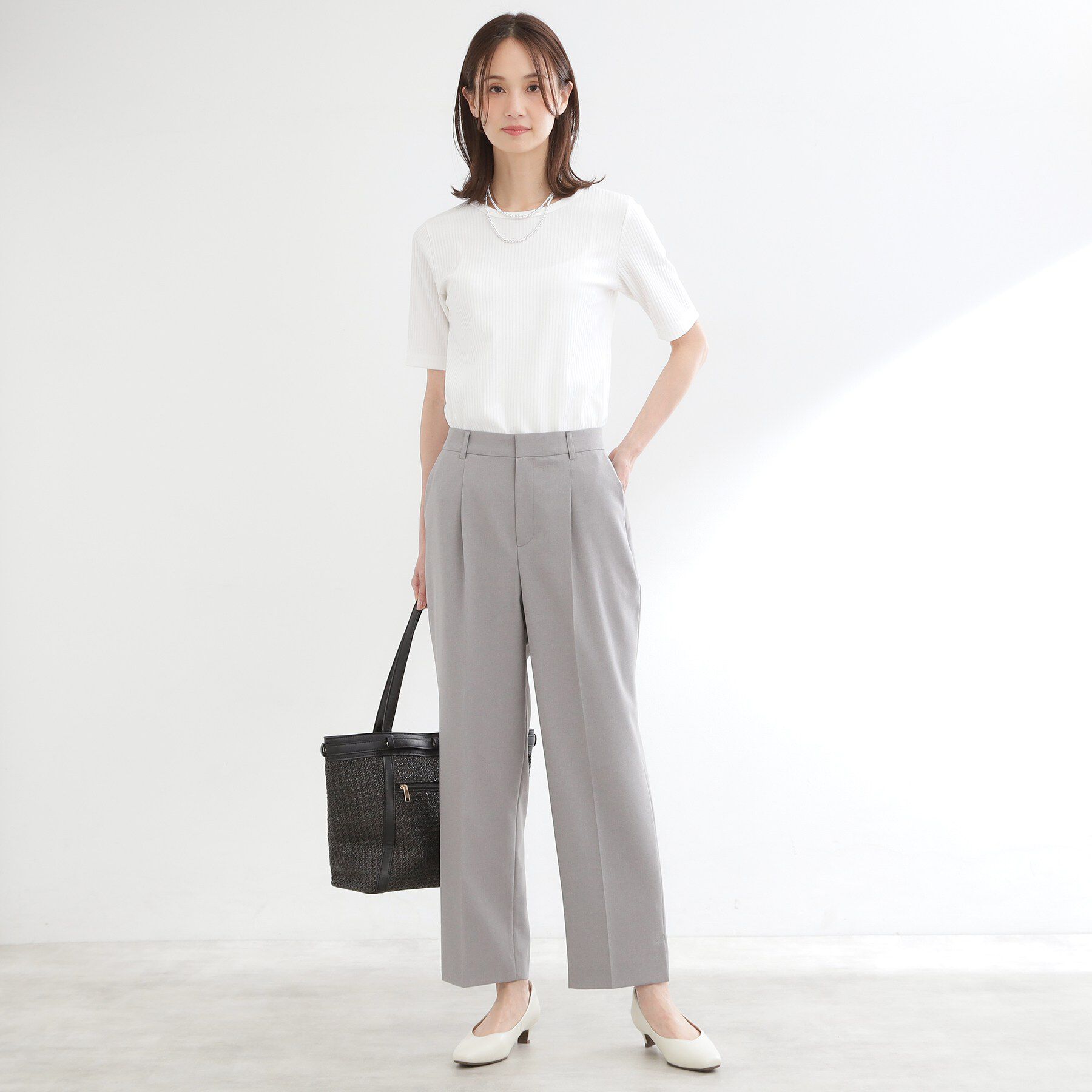 Reflect「【セットアップ可】スリット入りテーパードパンツ」|その他|