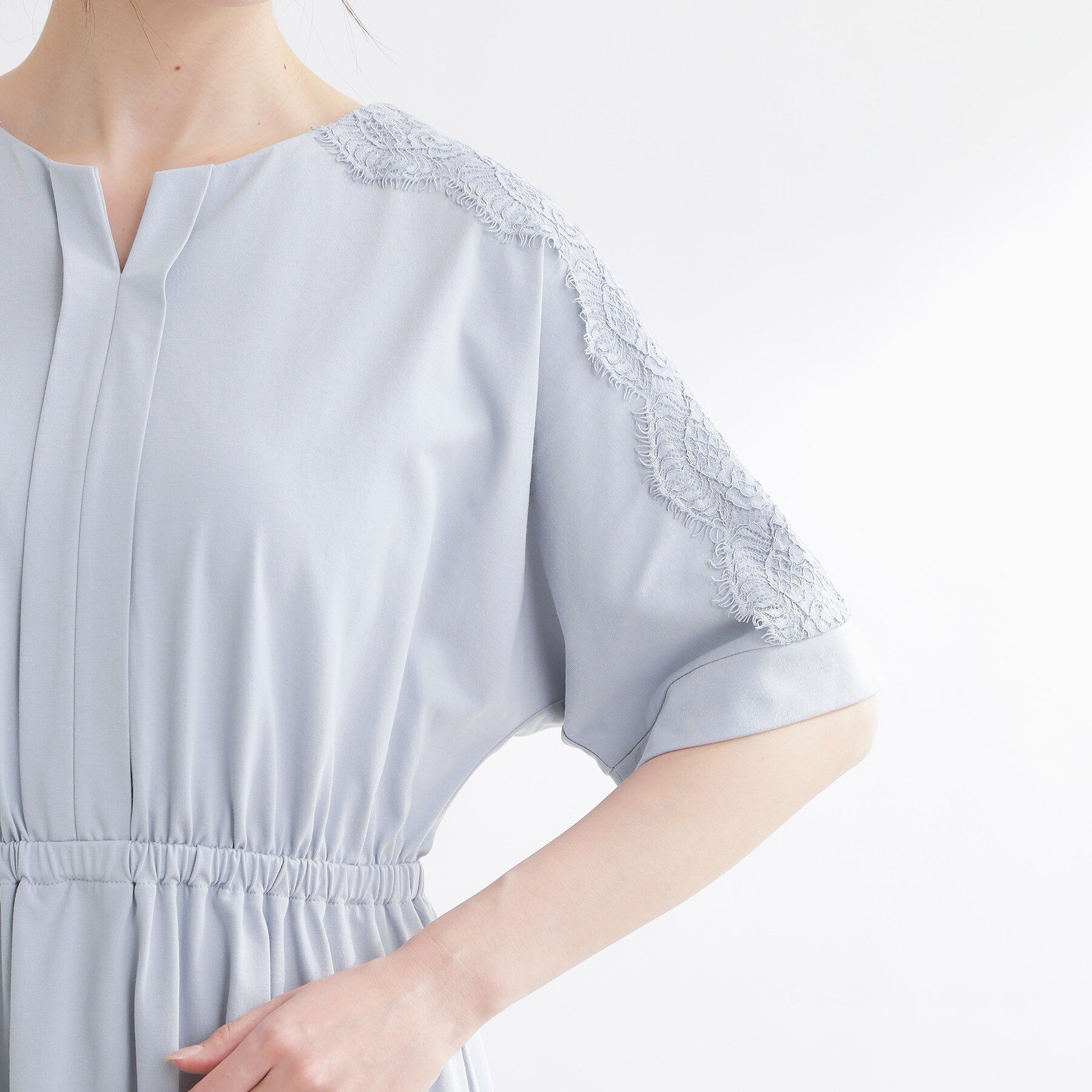 Reflect「【UVカット／接触冷感】ドルマンスリーブジャージワンピース」|ワンピース|