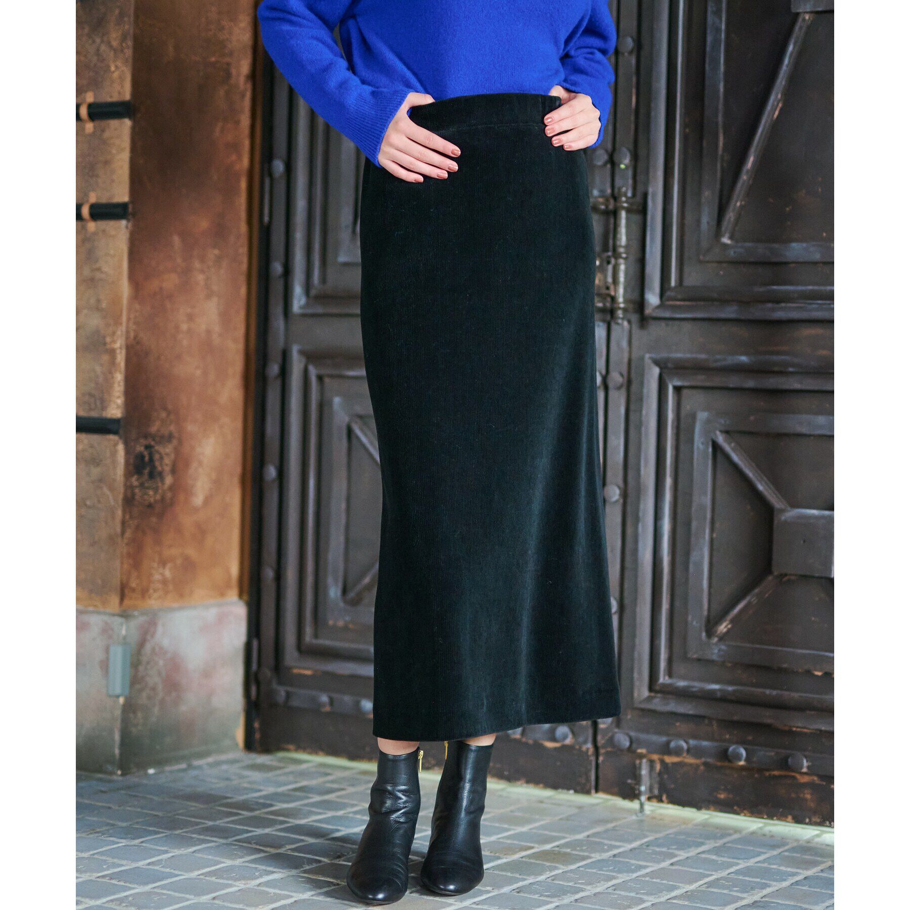 DRESSTERIOR「コーデュロイイージースカート」|スカート|