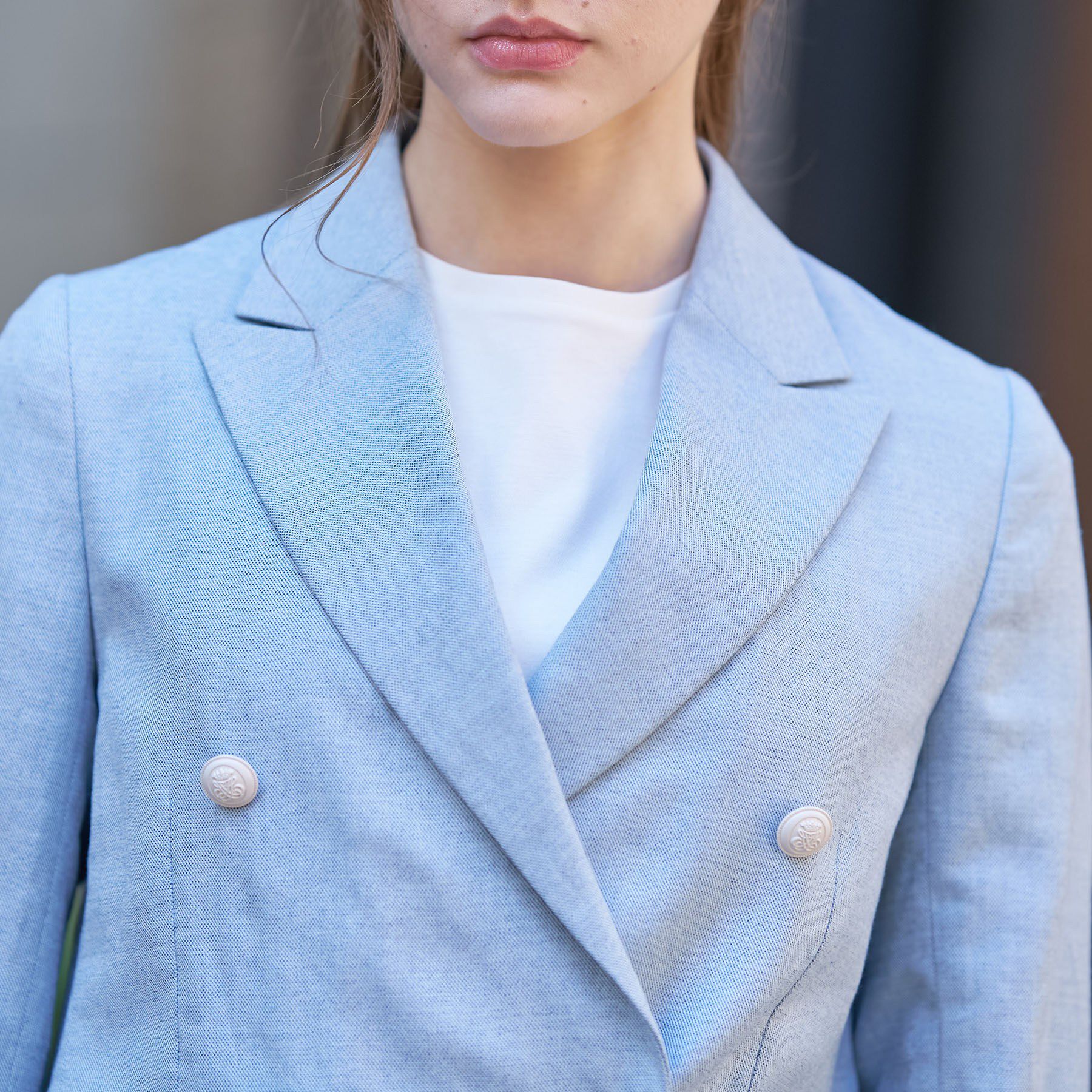 DRESSTERIOR「【セットアップ可】リネンブレンドダブルブレストジャケット」|テーラードジャケット|