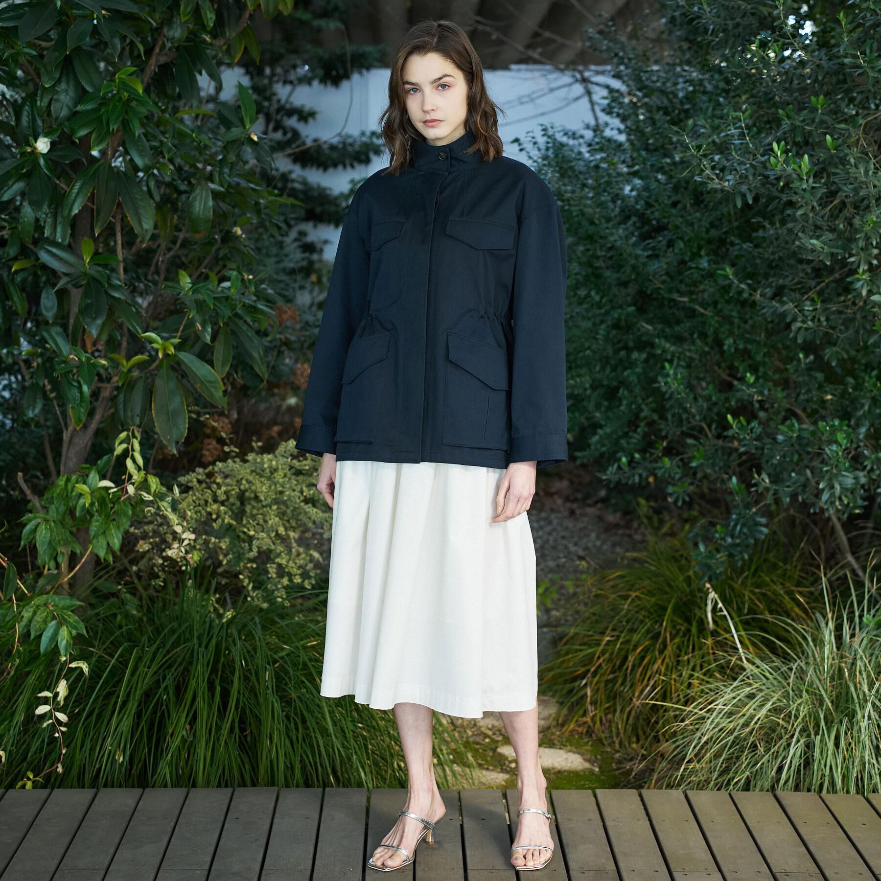 DRESSTERIOR「【ウォッシャブル】コンパクトコットンミリタリーブルゾン」|ブルゾン・スタジャン|