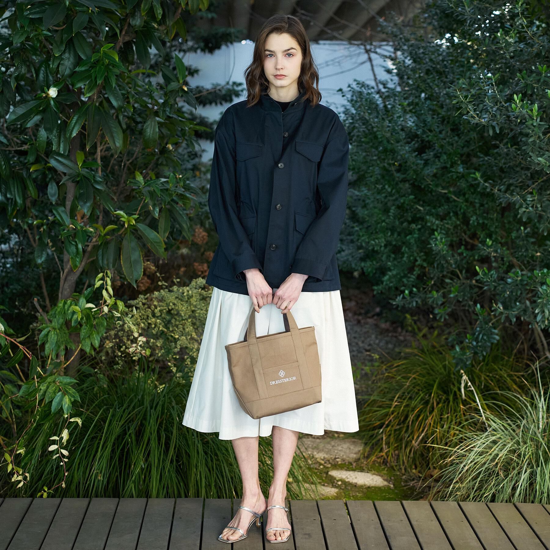 DRESSTERIOR「【ウォッシャブル】コンパクトコットンミリタリーブルゾン」|ブルゾン・スタジャン|