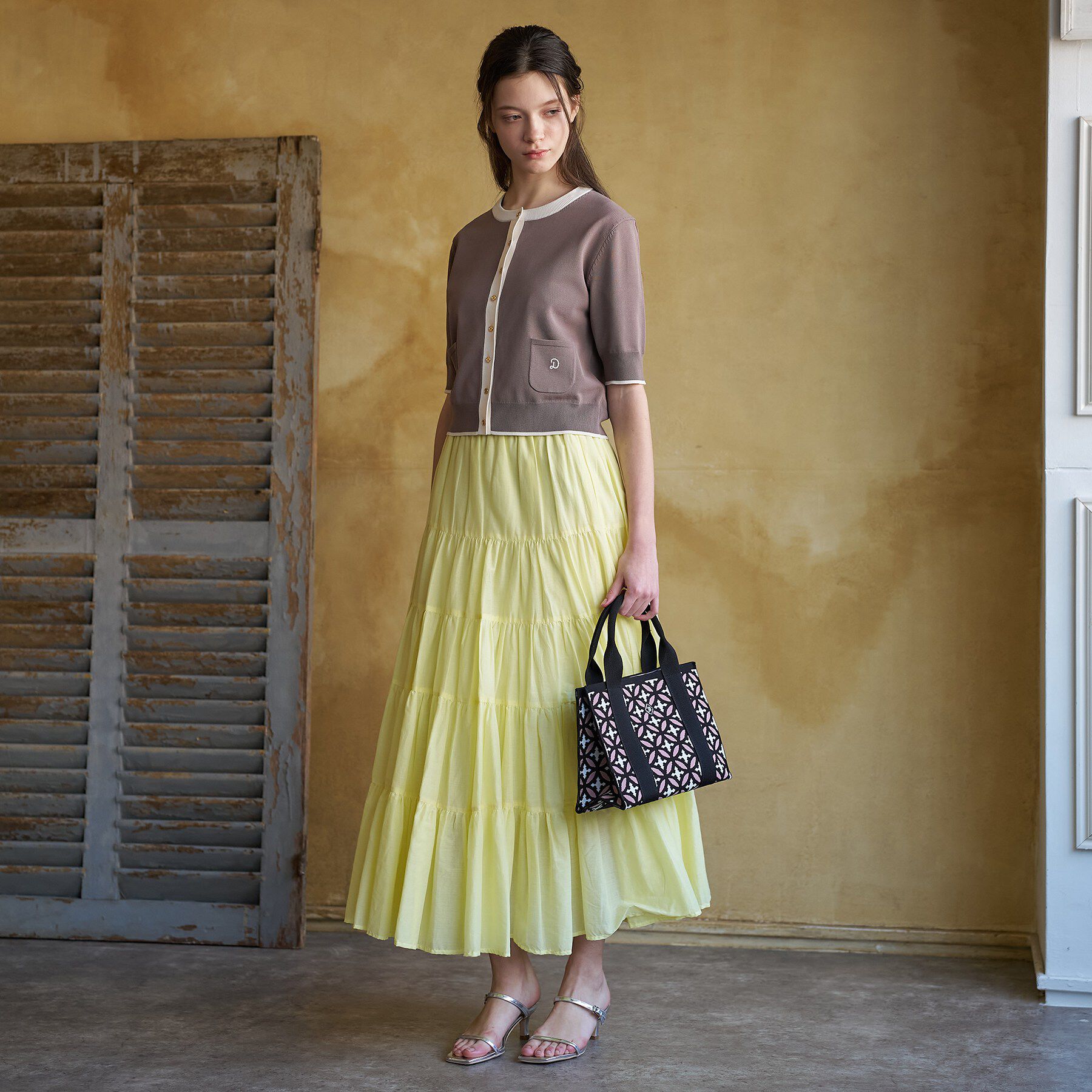 DRESSTERIOR「【otonaMUSE5月号掲載/UVカット/ウォッシャブル】クールタッチ コンビ カーディガン」|カーディガン|