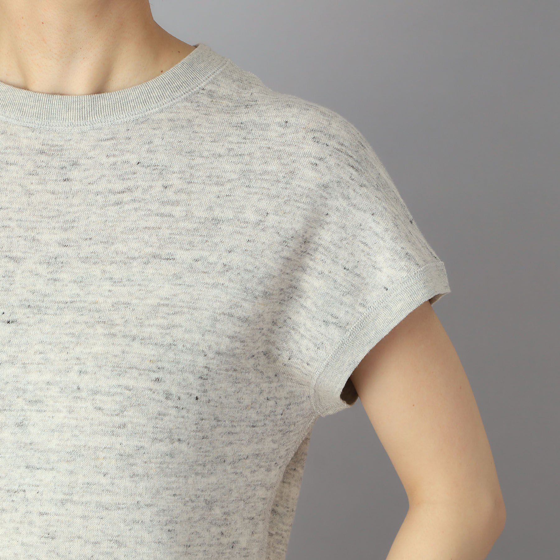 DRESSTERIOR「【ウォッシャブル／セットアップ可】リネン混裏毛フレンチプルオーバー」|Tシャツ・カットソー|