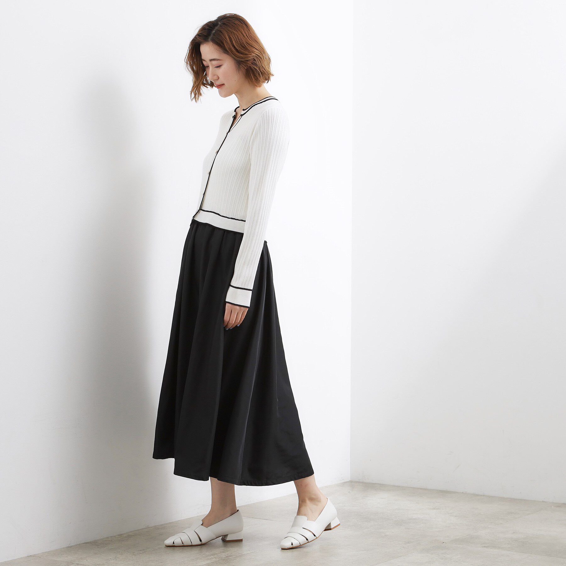 grove「一枚で装いが整う　マルチボーダーアソートドッキングワンピース」|ワンピース|